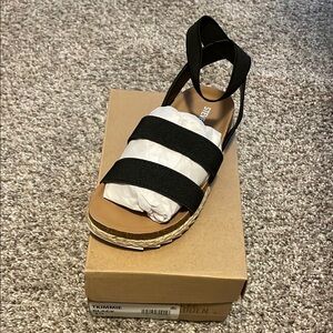 Black Strappy Sandals